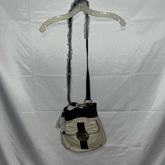 B. Makowsky, Black and Cream Crossbody, New with Tags - Picture 1 of 9